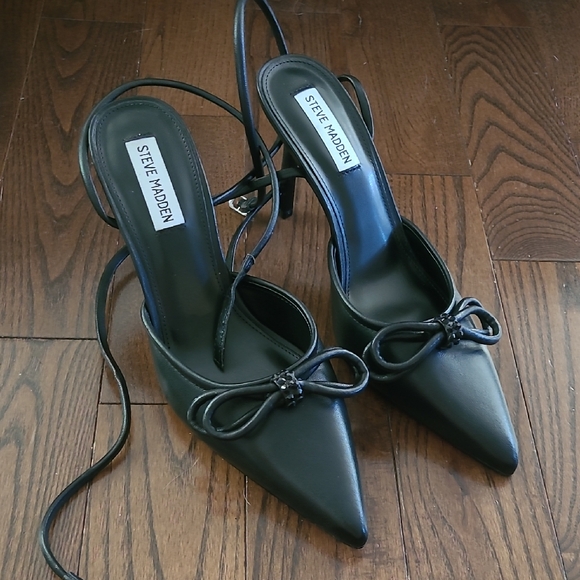 New Steve Madden Sherise womens faux leather embossed pumps size 9 - Picture 4 of 8